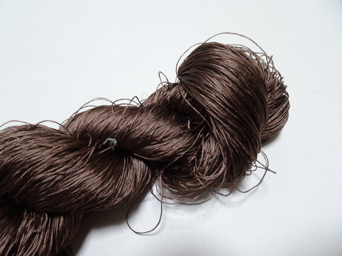 Japanese Vintage 6 Loose-Twist Silk Threads 19246