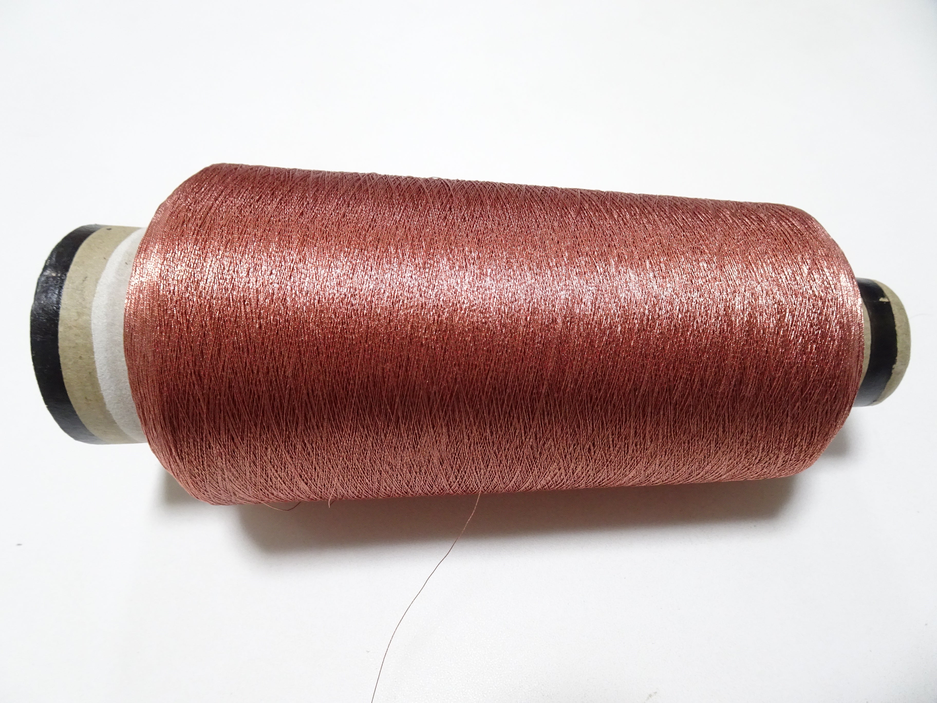 Japanese vintage rare Superb pure silver leaf thread color 37 5000M 0 ...