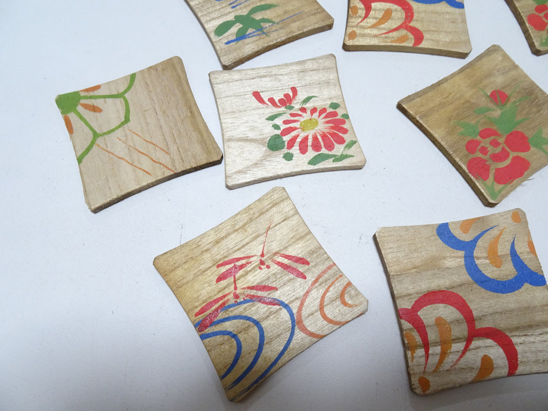 Vintage Japanese Wooden Thread Spools 10sets 17450
