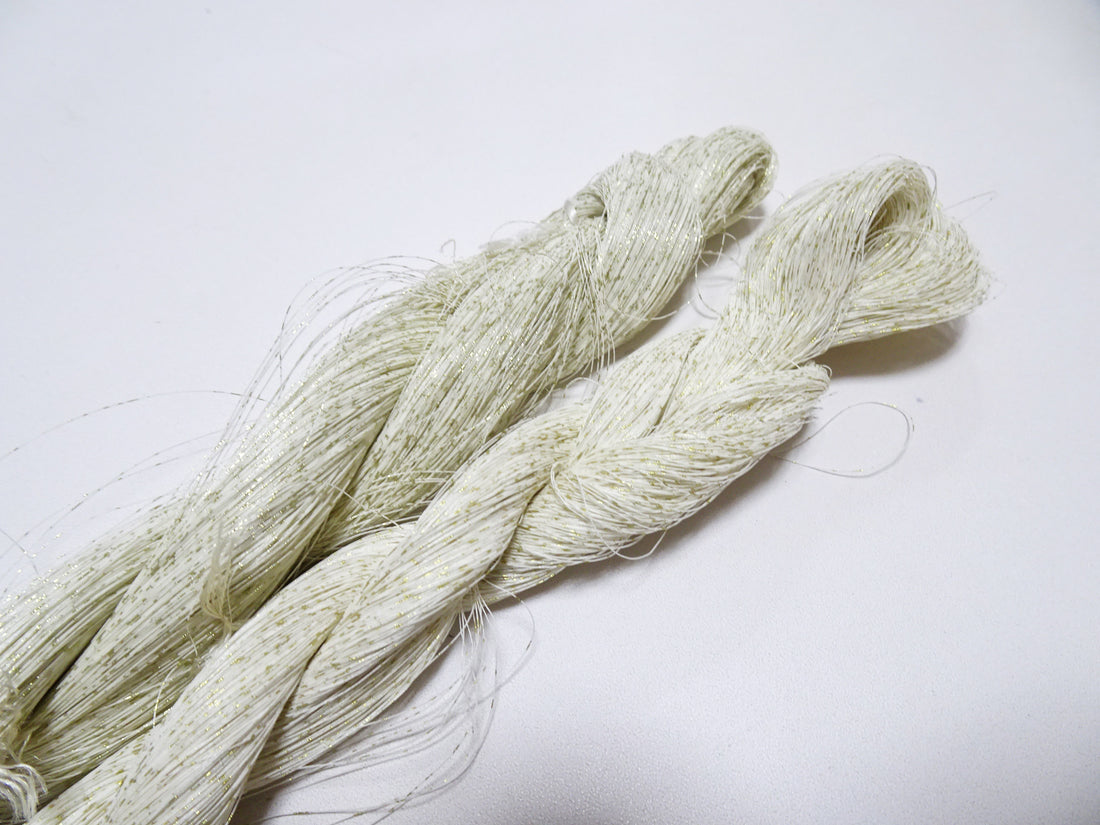 Special price! Japanese Vintage Super Rare Urushi (japanese lacquer) Kinsunago thread 2sets Over 1500M  0.16mm  12603