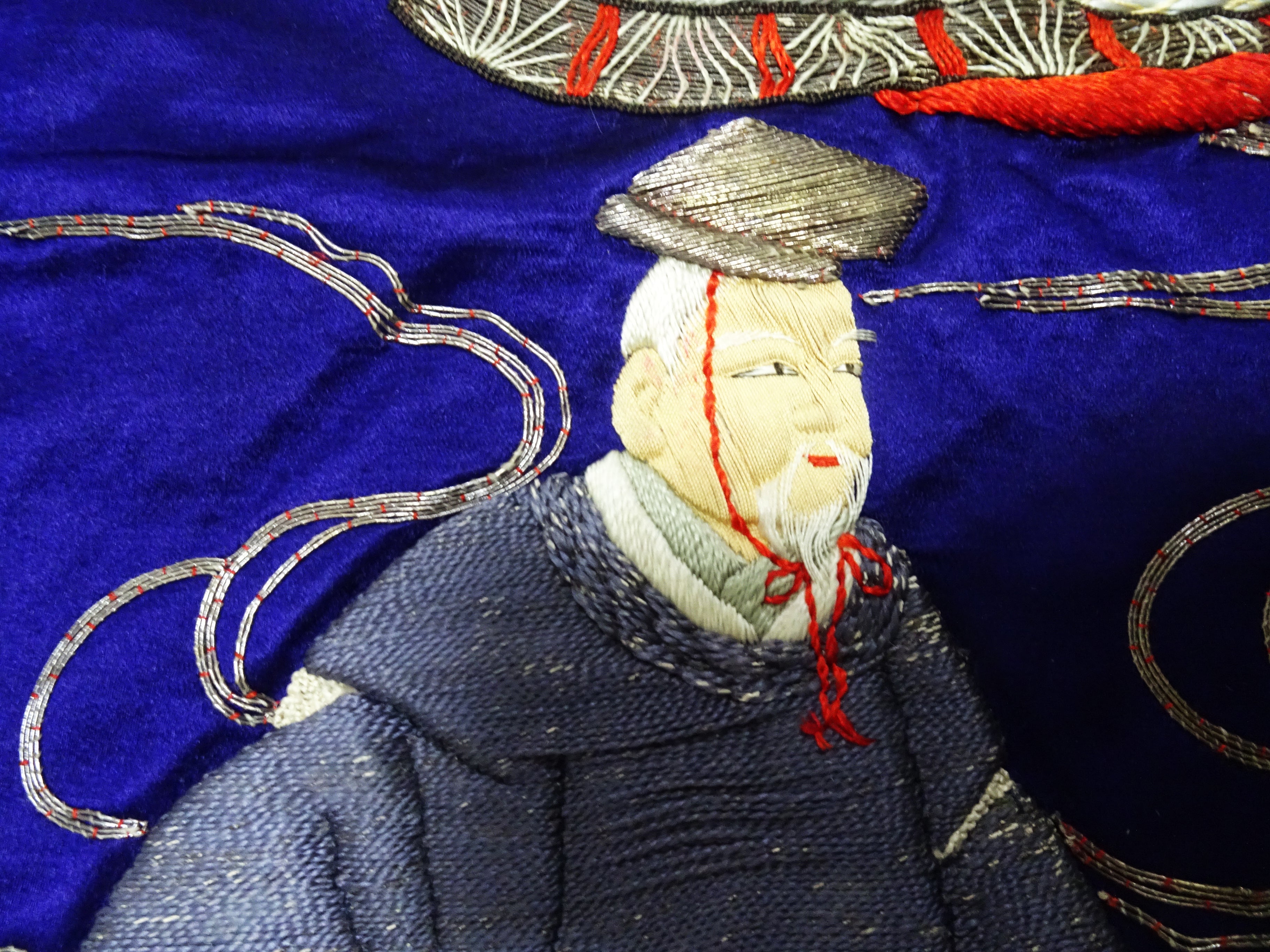 Japanese Antique high quality Super Rare Fukusa  Embroidery 7681