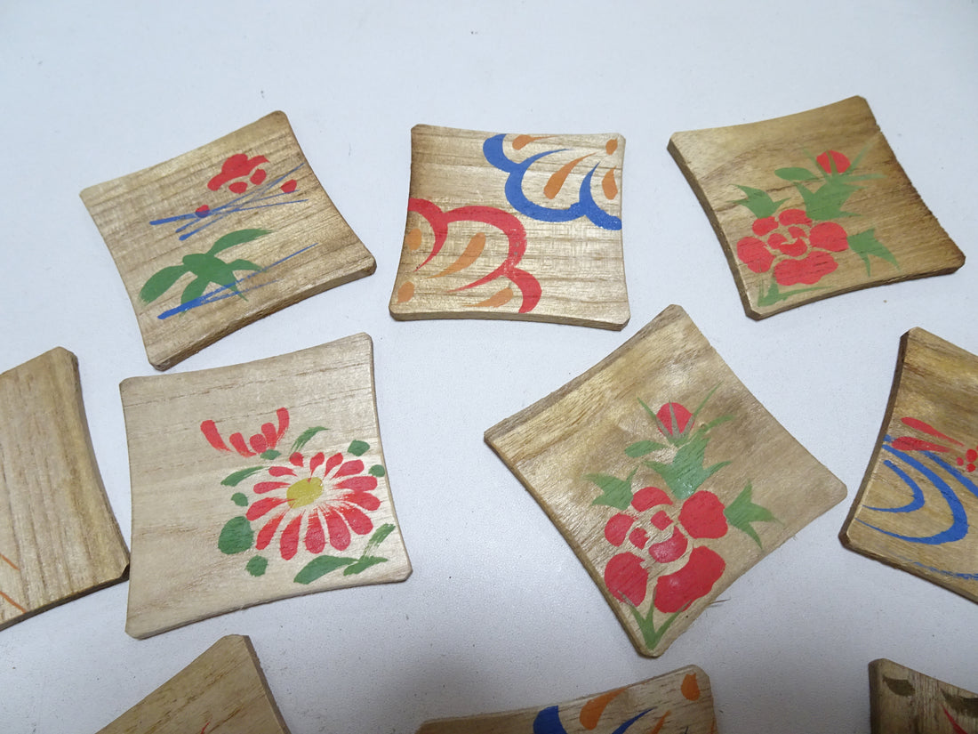 Vintage Japanese Wooden Thread Spools 10sets 17450