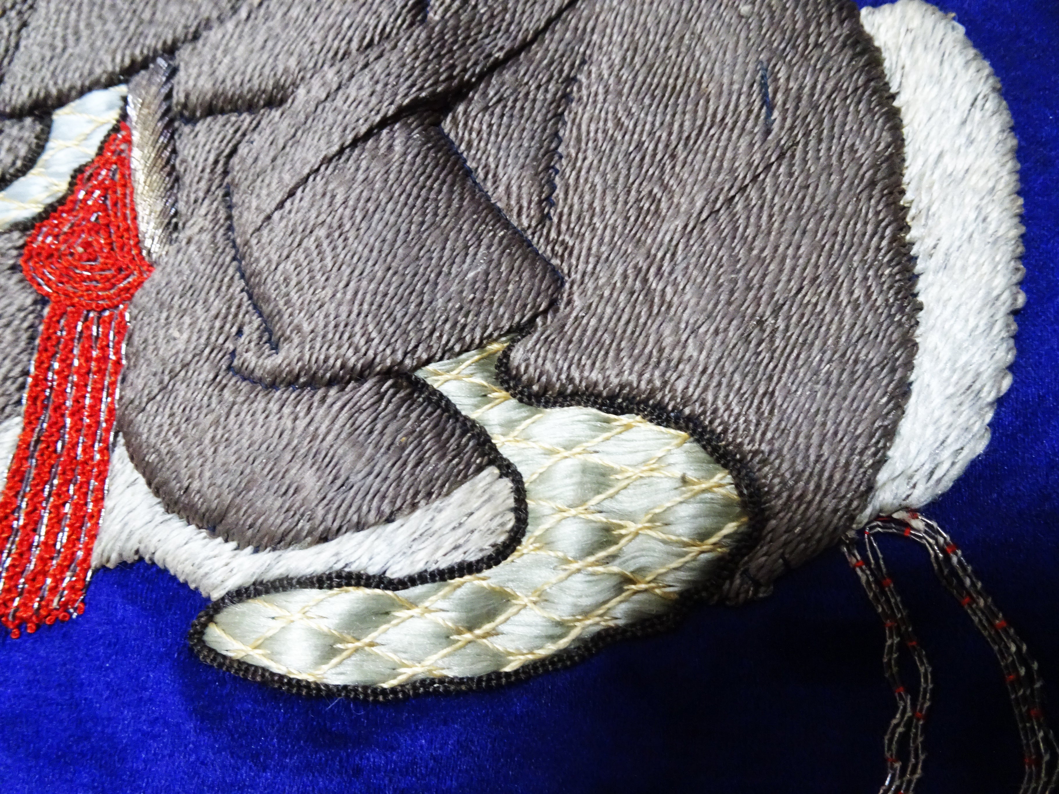 Japanese Antique high quality Super Rare Fukusa  Embroidery 7681