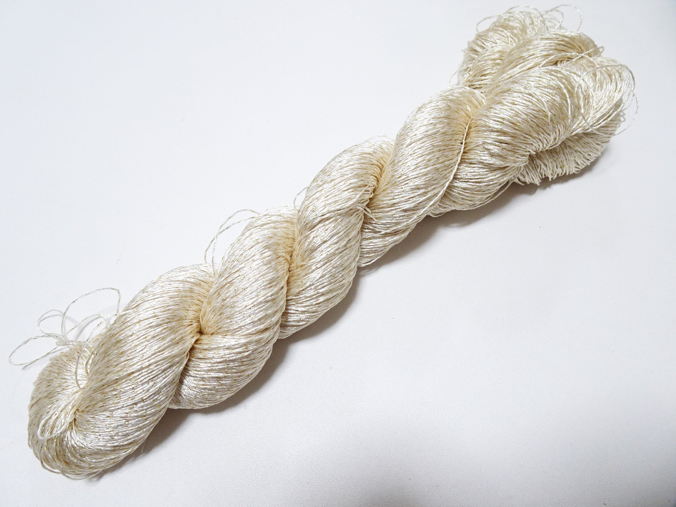 Japanese vintage high class rare silk thread Mixture of Gold embroidery 9515