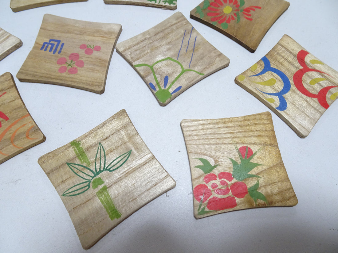 Vintage Japanese Wooden Thread Spools 10sets 17451