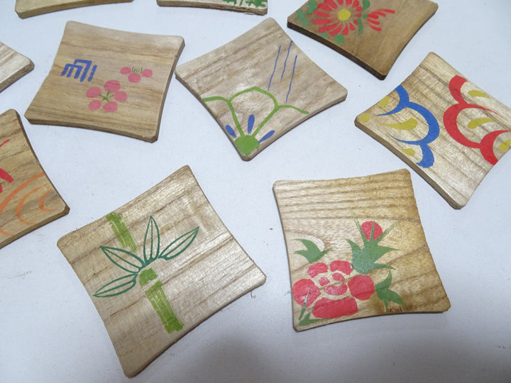 Vintage Japanese Wooden Thread Spools 10sets 17451