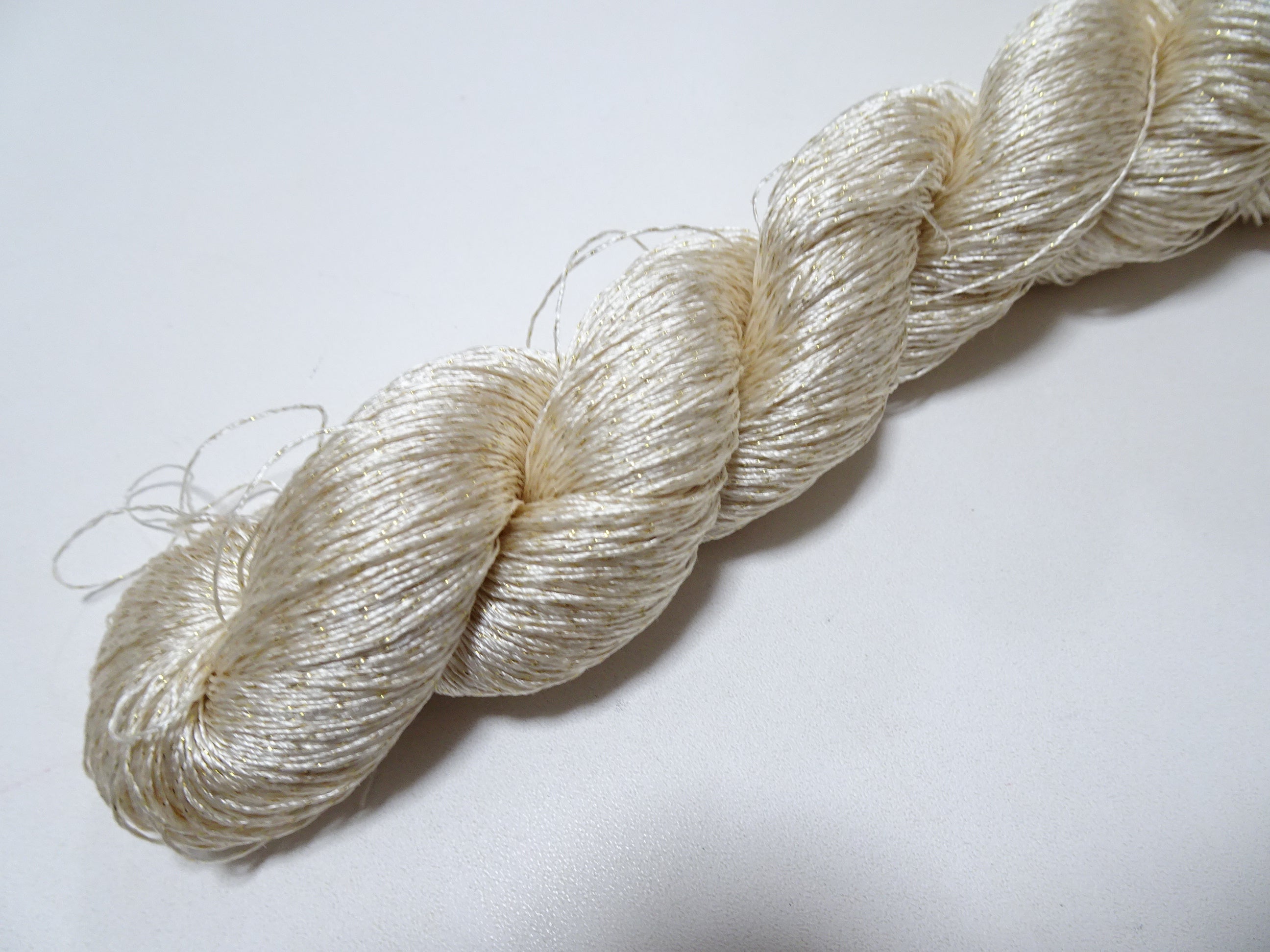 Japanese vintage high class rare silk thread Mixture of Gold embroidery 9515