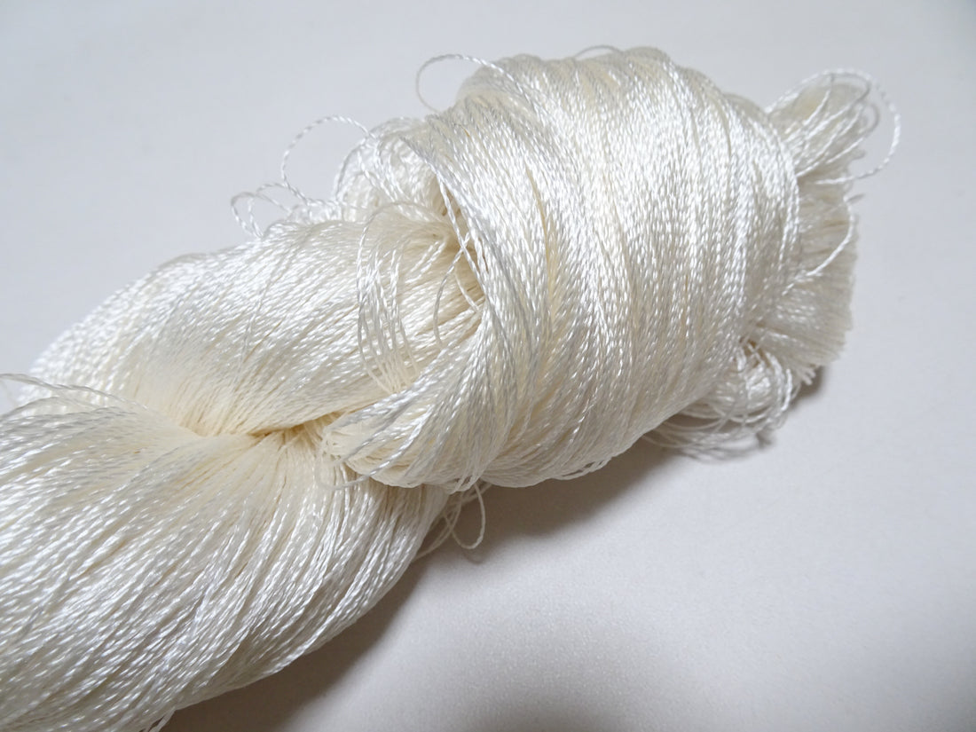 Japanese Vintage Twisted Silk Thread Embroidery & Weaving 17743