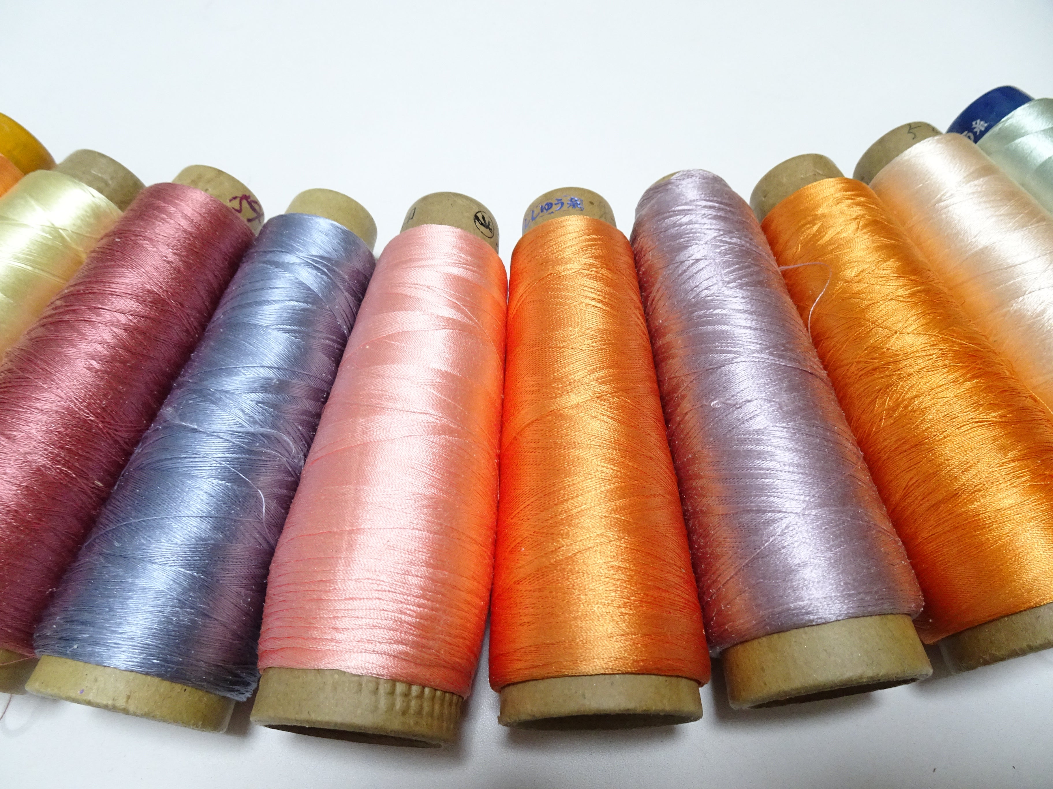 Special Price!! Japanese vintage silk thread 10sets embroidery Over 6,000 meters  16365