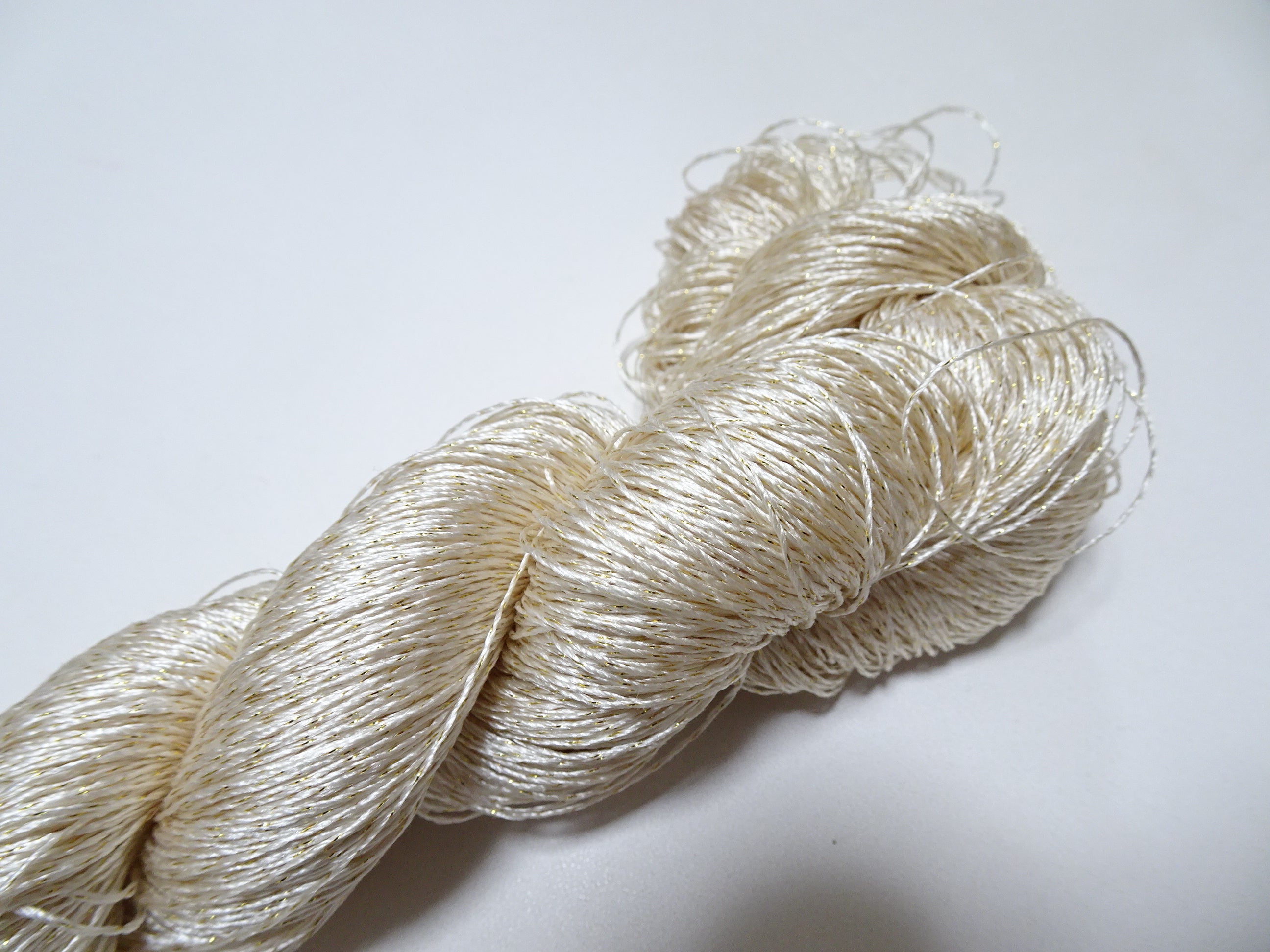 Japanese vintage high class rare silk thread Mixture of Gold embroidery 9515