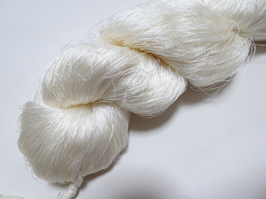 Japanese Vintage Twisted Silk Thread Embroidery 15370
