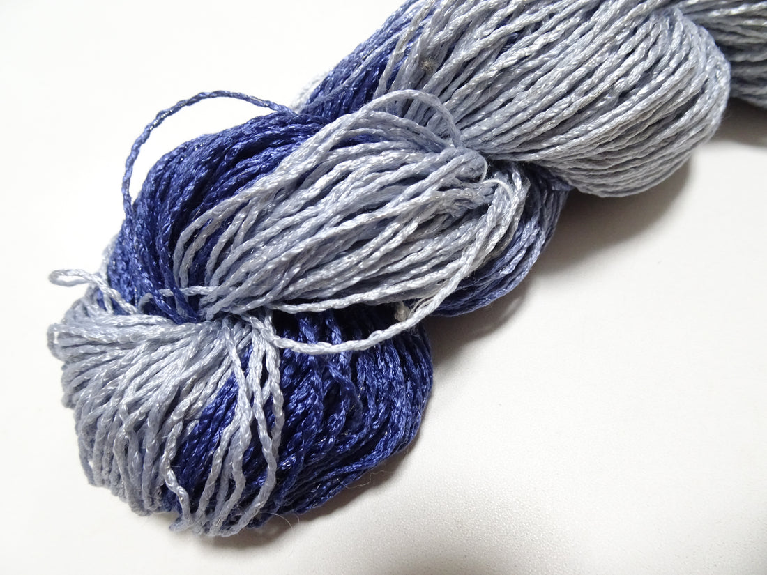 Japanese Tanaka Gen Silk – One-of-a-Kind Hand-Dyed Artistic Silk Thread, Rare Japanese Artisan Yarn, Limited Stock 16507
