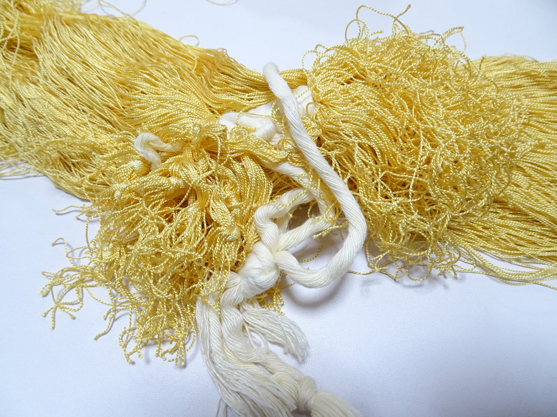 Japanese Vintage Strong Twisted Silk Thread Embroidery & Weaving 15595