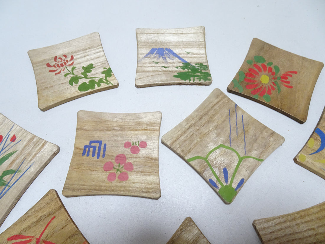Vintage Japanese Wooden Thread Spools 10sets 17451