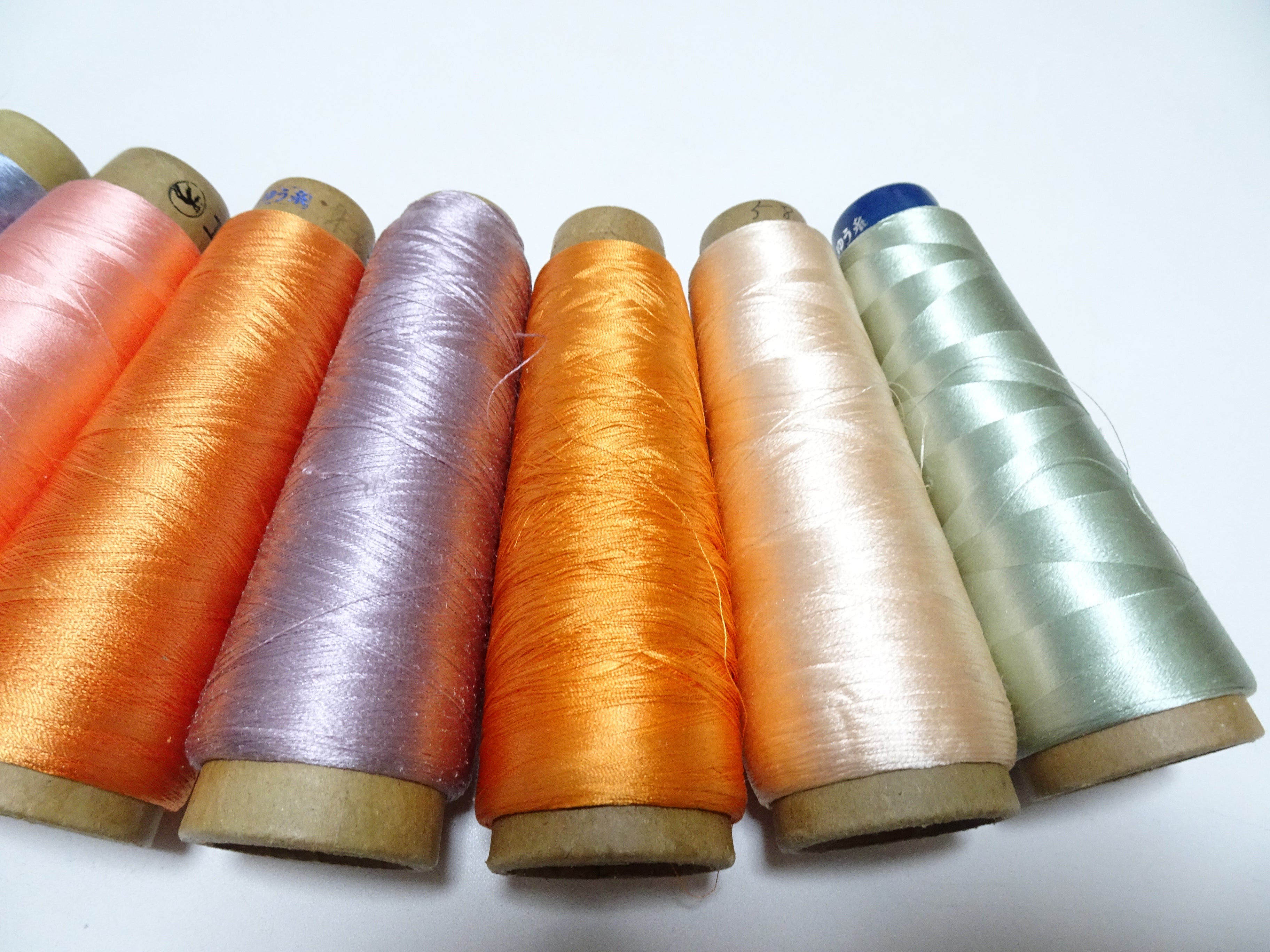 Special Price!! Japanese vintage silk thread 10sets embroidery Over 6,000 meters  16365