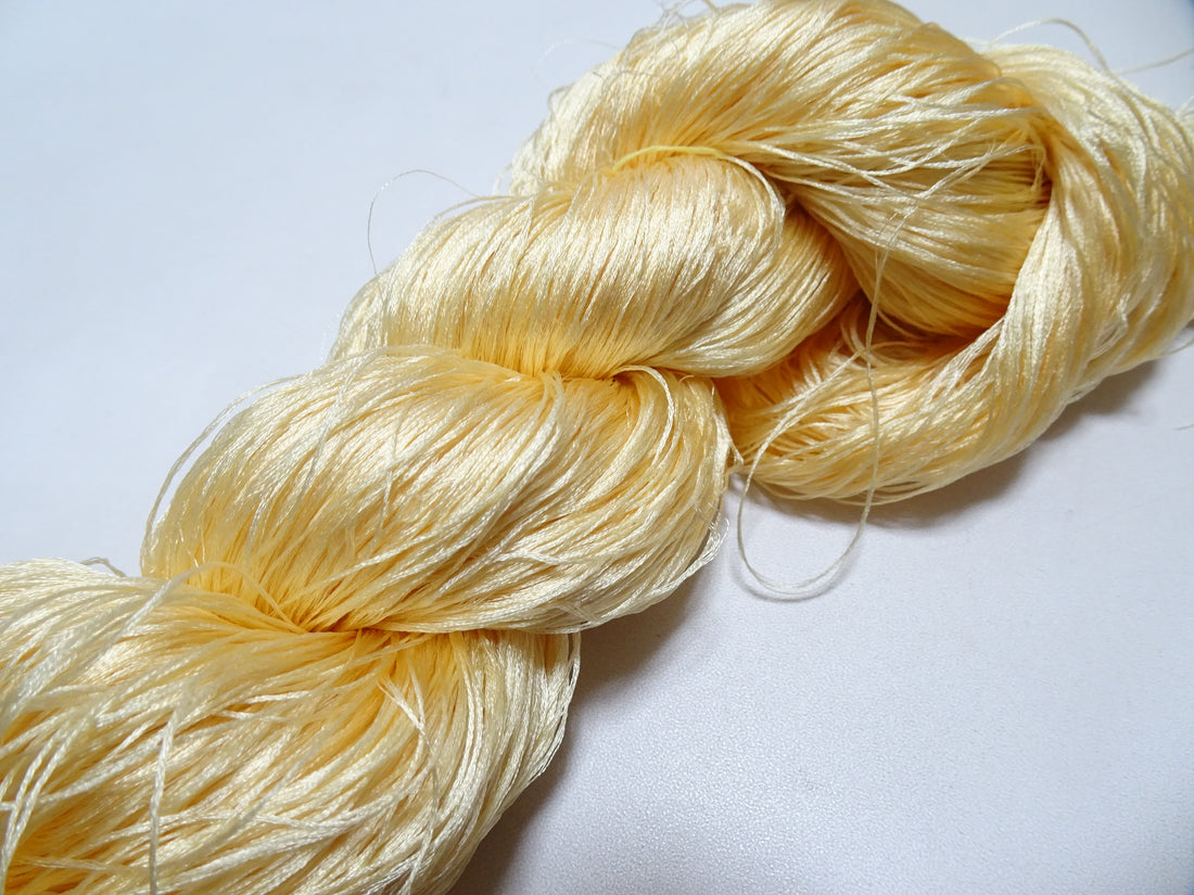 Japanese Vintage 6 Loose-Twist Silk Threads 19247