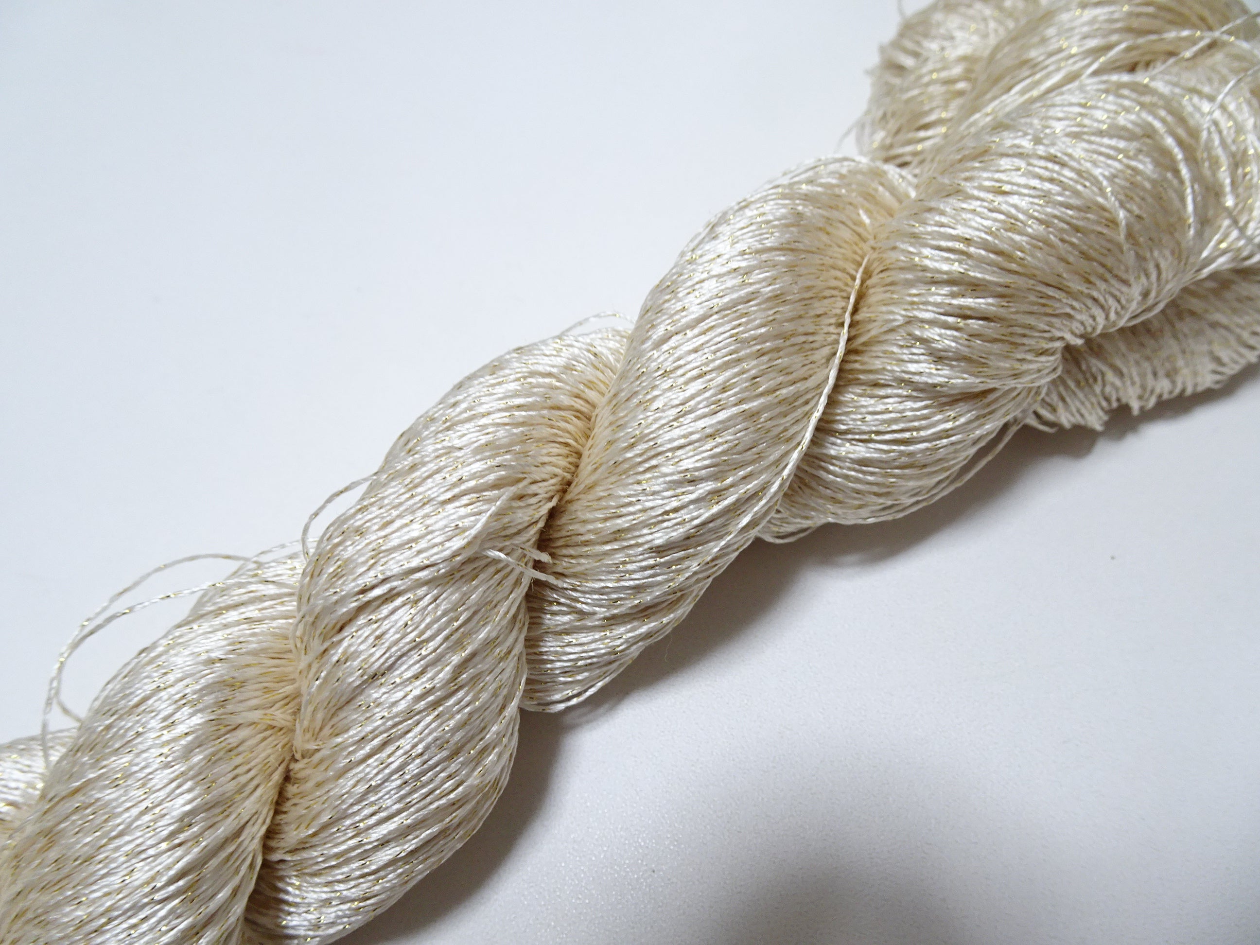 Japanese vintage high class rare silk thread Mixture of Gold embroidery 9515