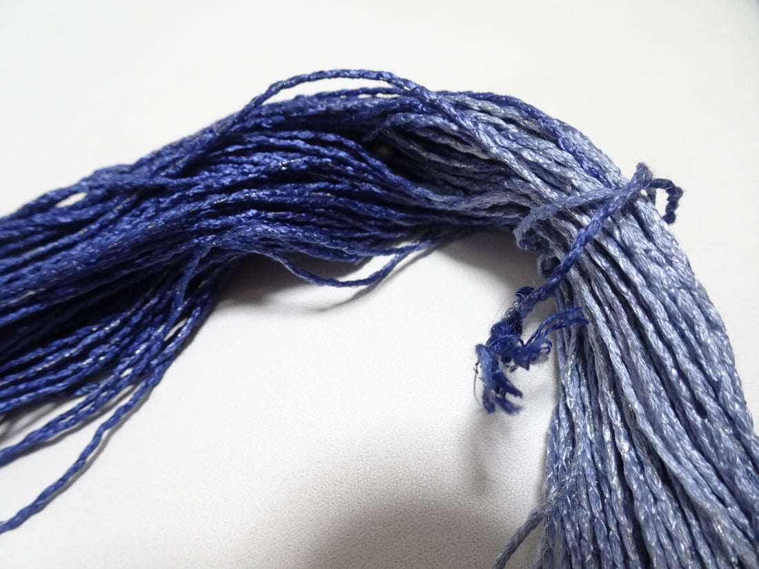 Japanese Tanaka Gen Silk – One-of-a-Kind Hand-Dyed Artistic Silk Thread, Rare Japanese Artisan Yarn, Limited Stock 16507