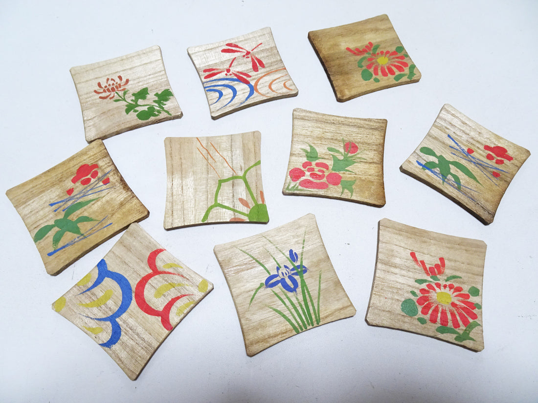 Vintage Japanese Wooden Thread Spools 10sets 17452