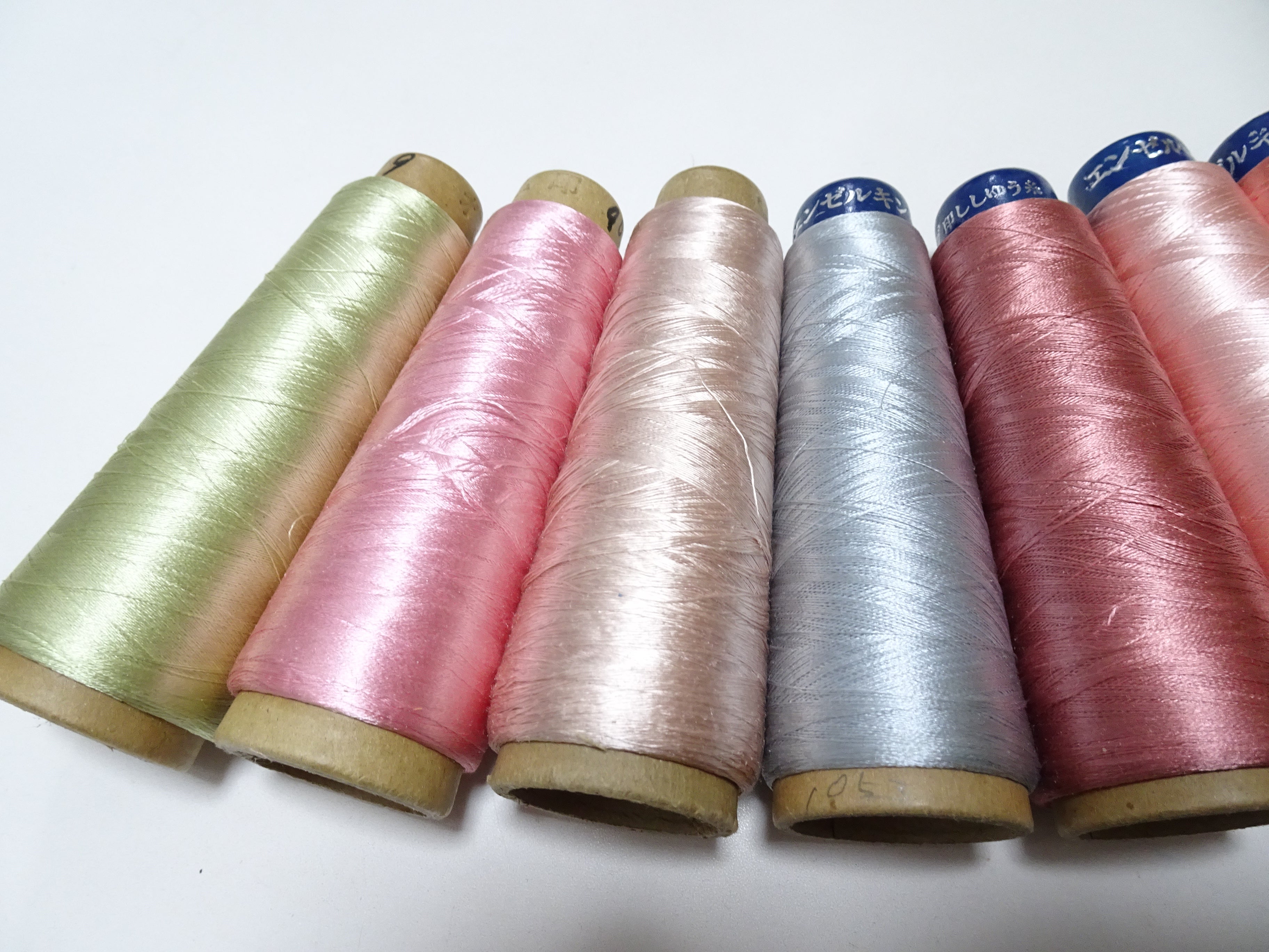 Special Price!! Japanese vintage silk thread 10sets embroidery Over 6,000 meters  16366