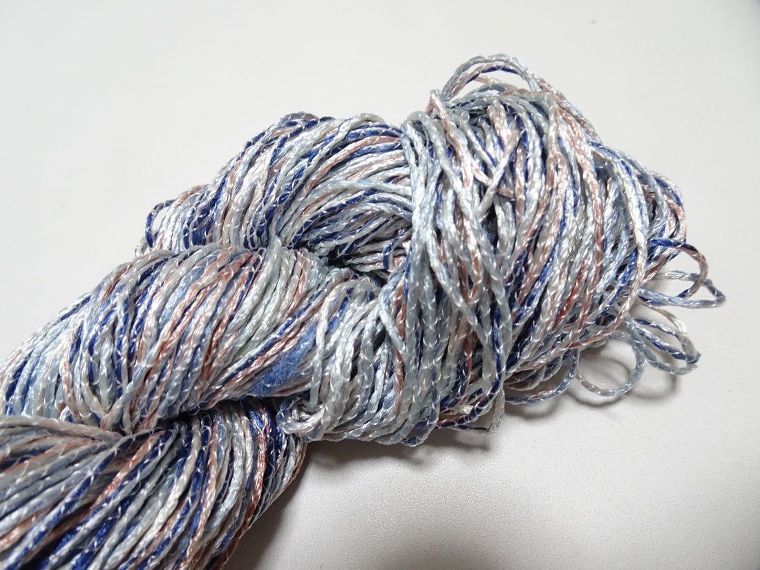 Japanese Tanaka Gen Silk – One-of-a-Kind Hand-Dyed Artistic Silk Thread, Rare Japanese Artisan Yarn, Limited Stock 16508