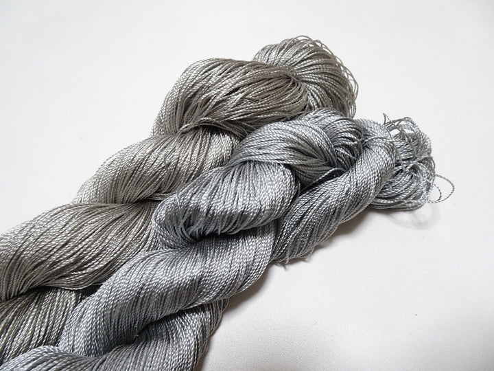 Japanese Vintage Strong Twisted Silk Thread 2sets Embroidery & Weaving 15596