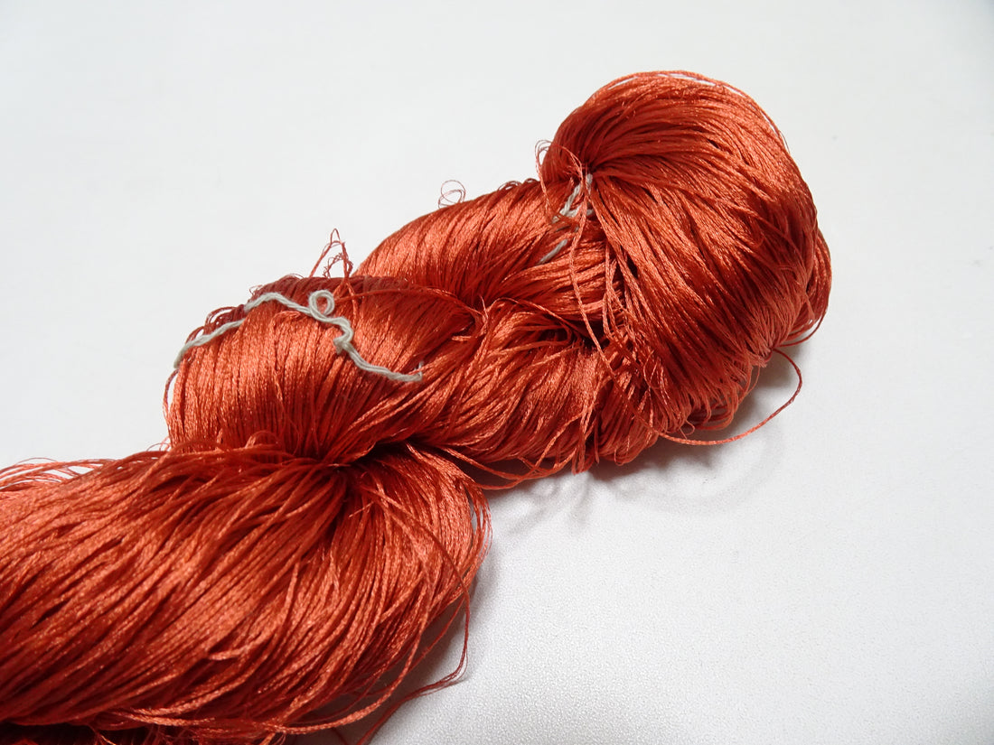 Japanese Vintage 6 Loose-Twist Silk Threads 19248