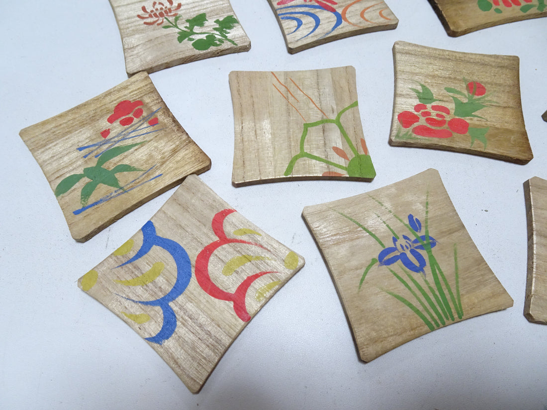 Vintage Japanese Wooden Thread Spools 10sets 17452