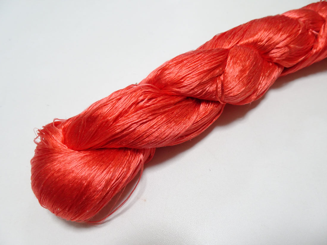 Japanese Vintage loose Twisted Silk Thread Embroidery 14537