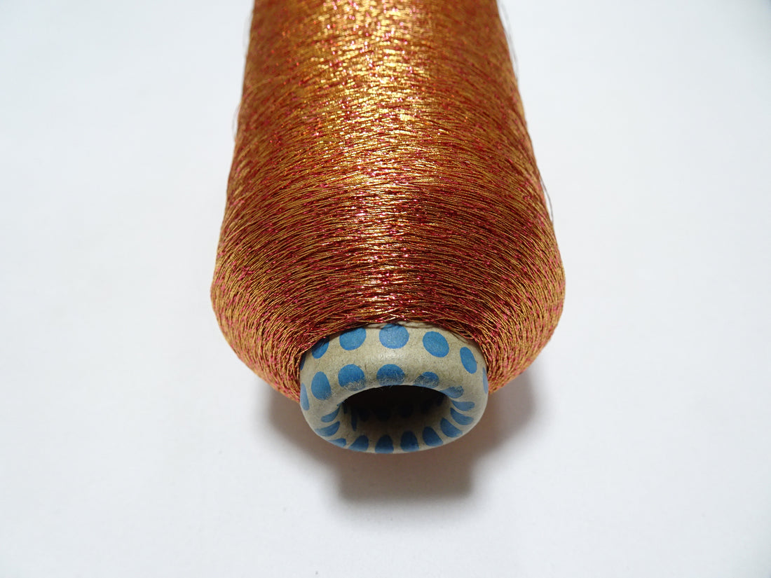 Super Special price! Japanese vintage metallic lame thread embroidery 5000M 9343