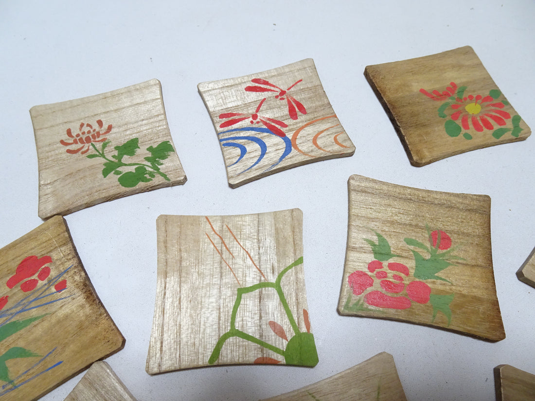 Vintage Japanese Wooden Thread Spools 10sets 17452
