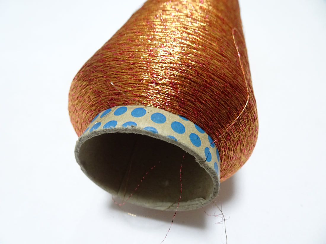 Super Special price! Japanese vintage metallic lame thread embroidery 5000M 9343