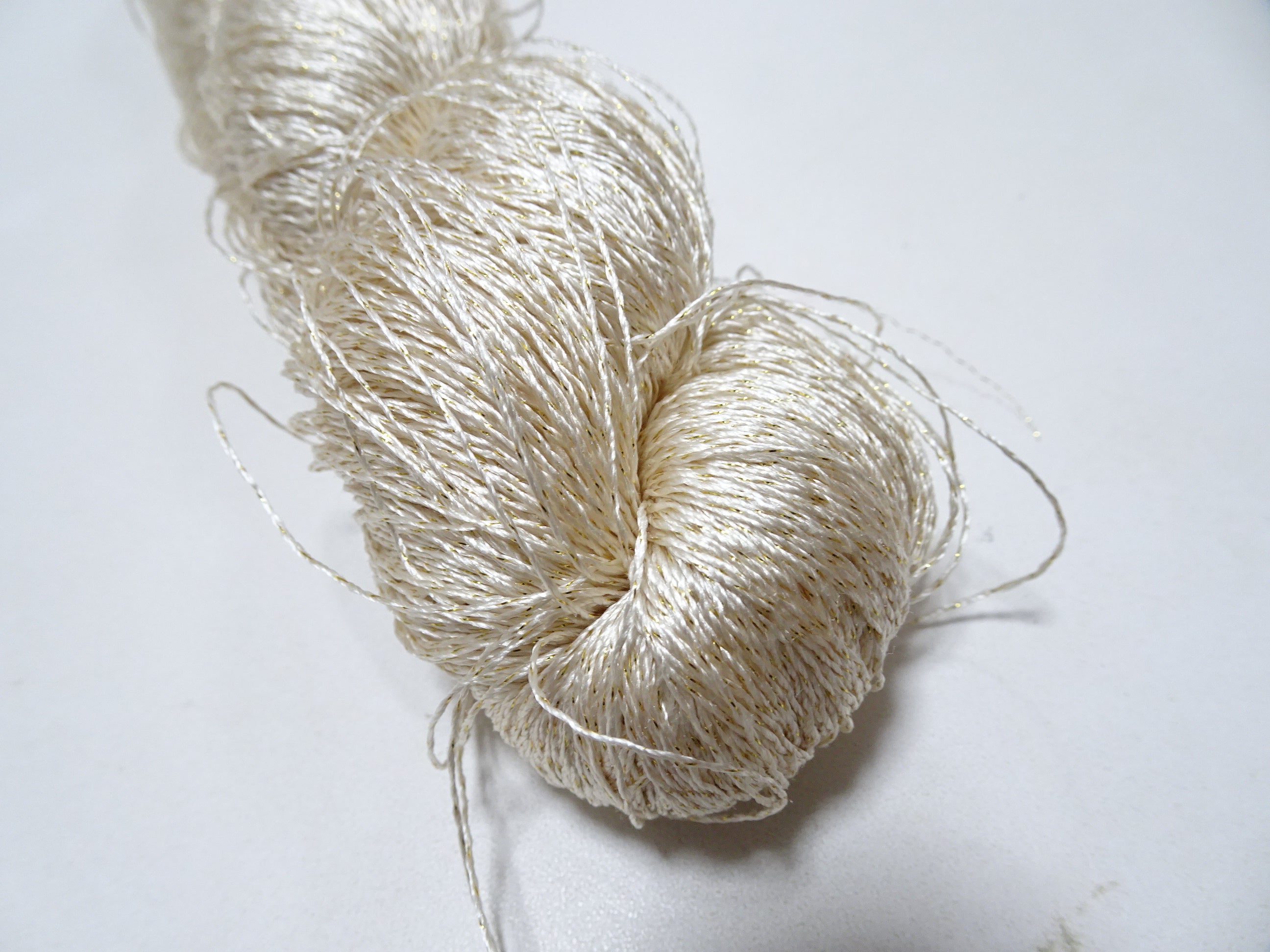 Japanese vintage high class rare silk thread Mixture of Gold embroidery 9516