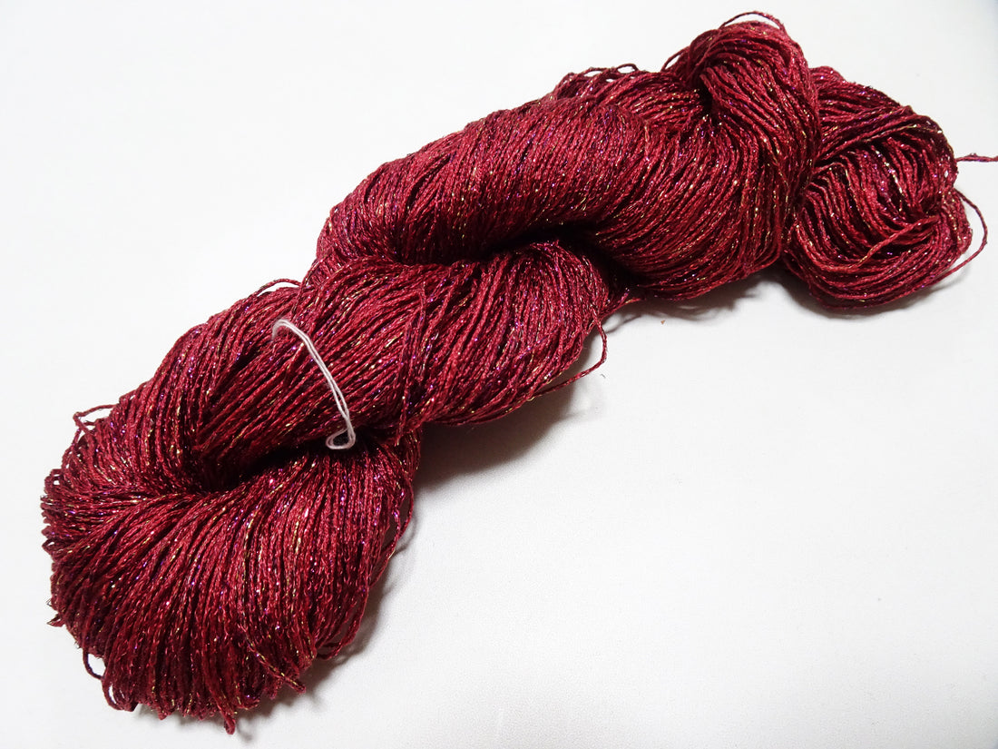 Japanese Tanaka Gen Silk – One-of-a-Kind Hand-Dyed Artistic Silk Thread, Rare Japanese Artisan Yarn, Limited Stock 19114