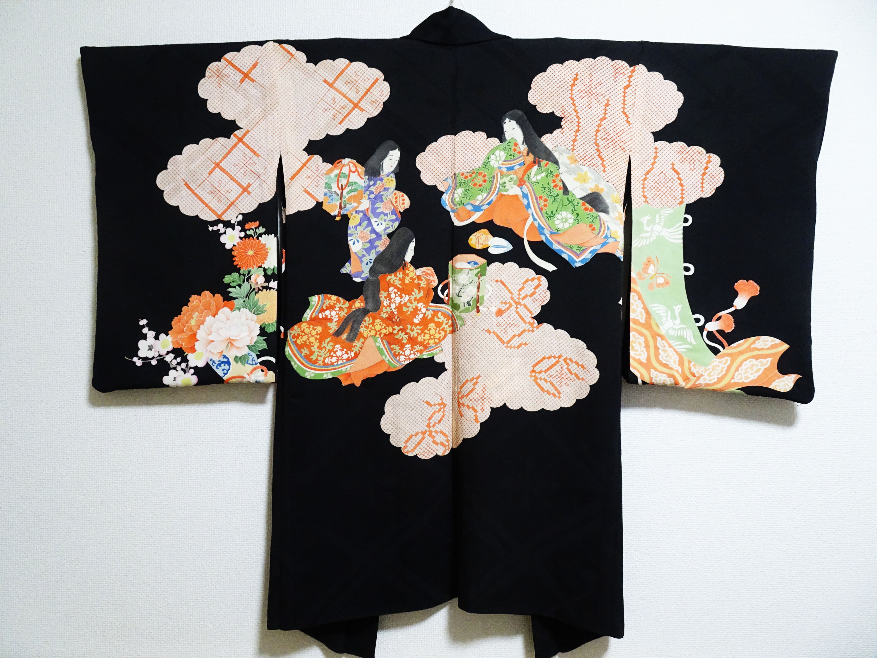 Japanese Antique high quality Super Rare Musou(reversible) Haori  7456