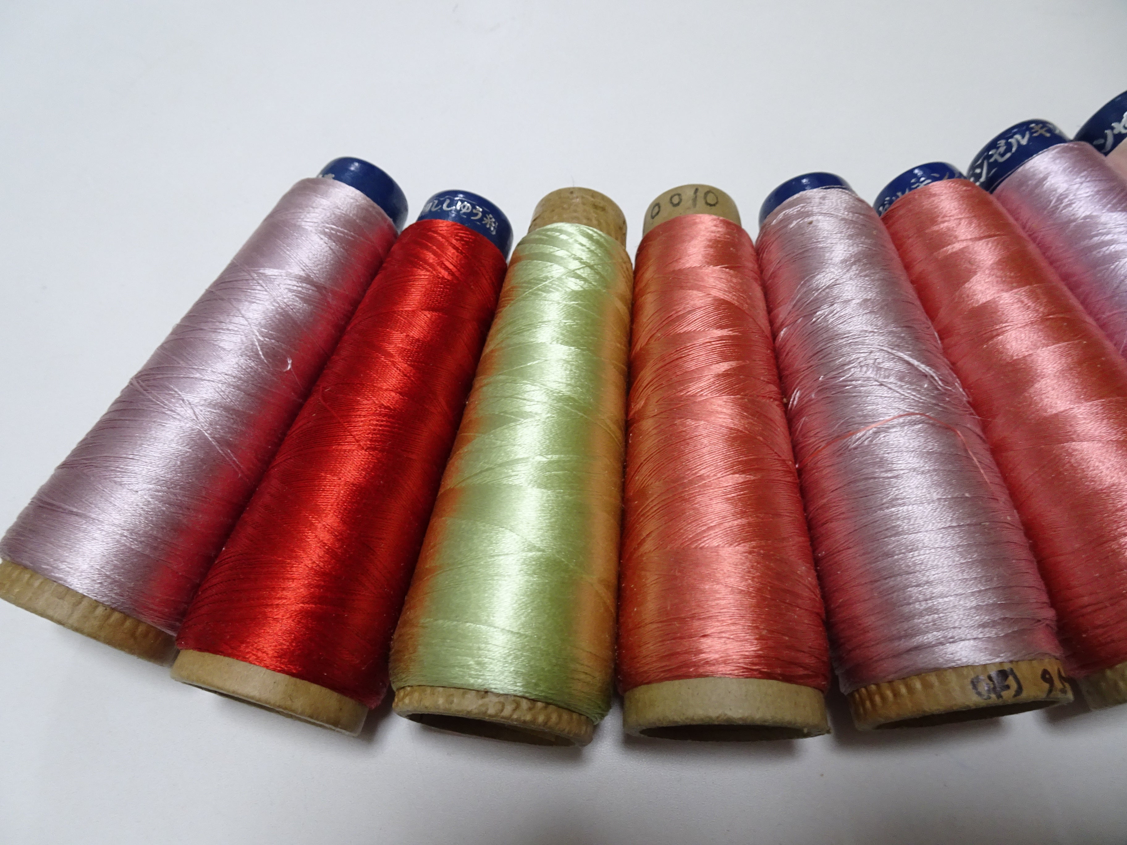 Special Price!! Japanese vintage silk thread 10sets embroidery Over 6,000 meters  16367