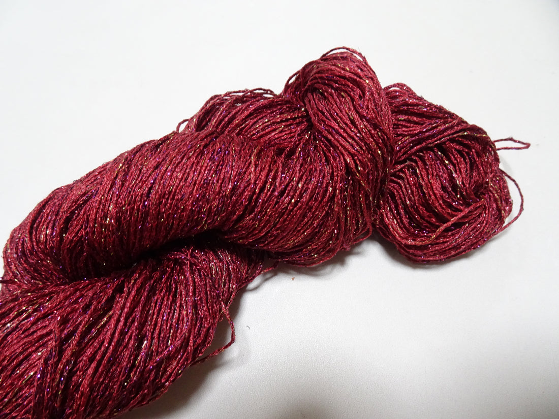 Japanese Tanaka Gen Silk – One-of-a-Kind Hand-Dyed Artistic Silk Thread, Rare Japanese Artisan Yarn, Limited Stock 19114