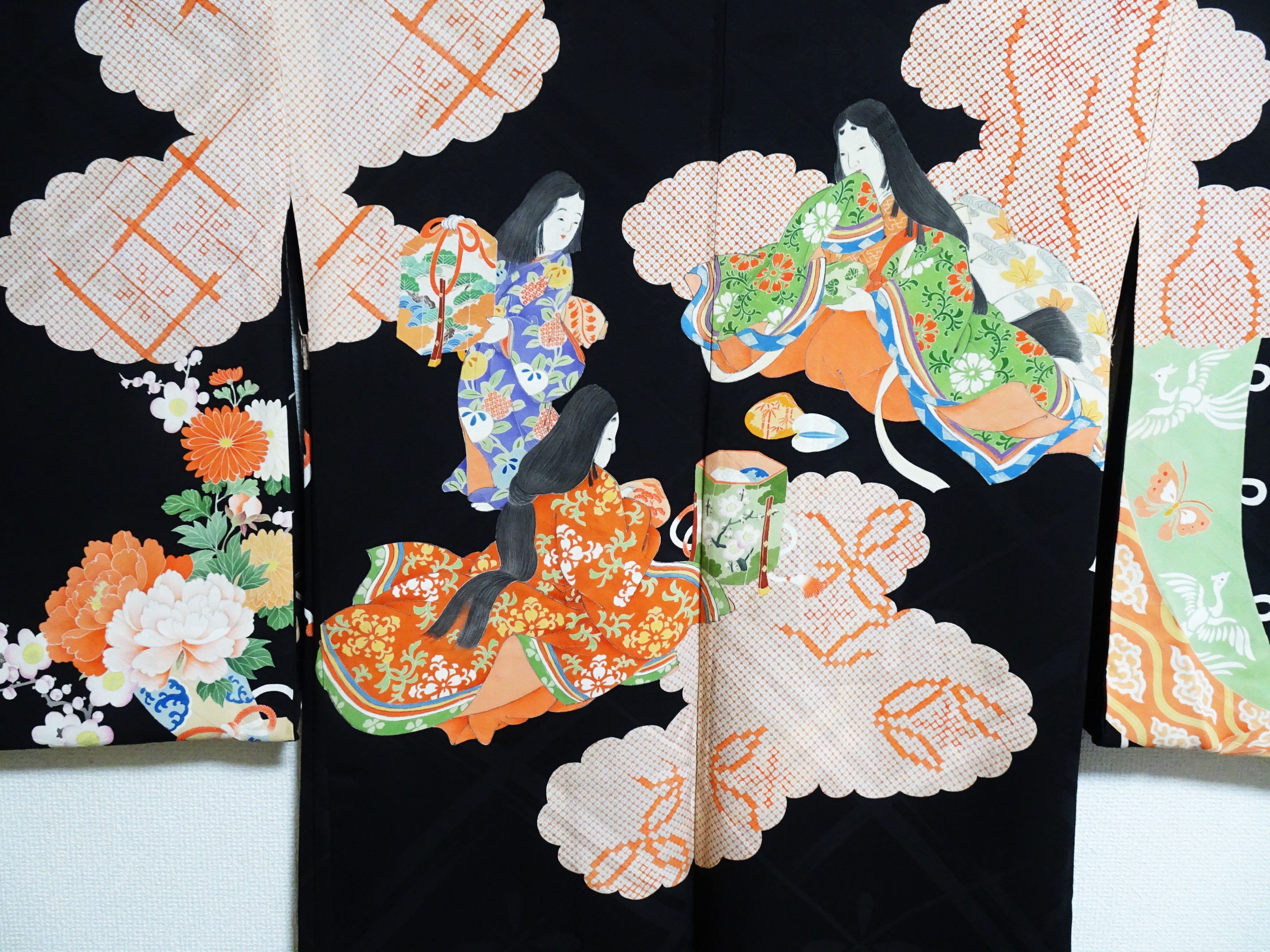 Japanese Antique high quality Super Rare Musou(reversible) Haori  7456