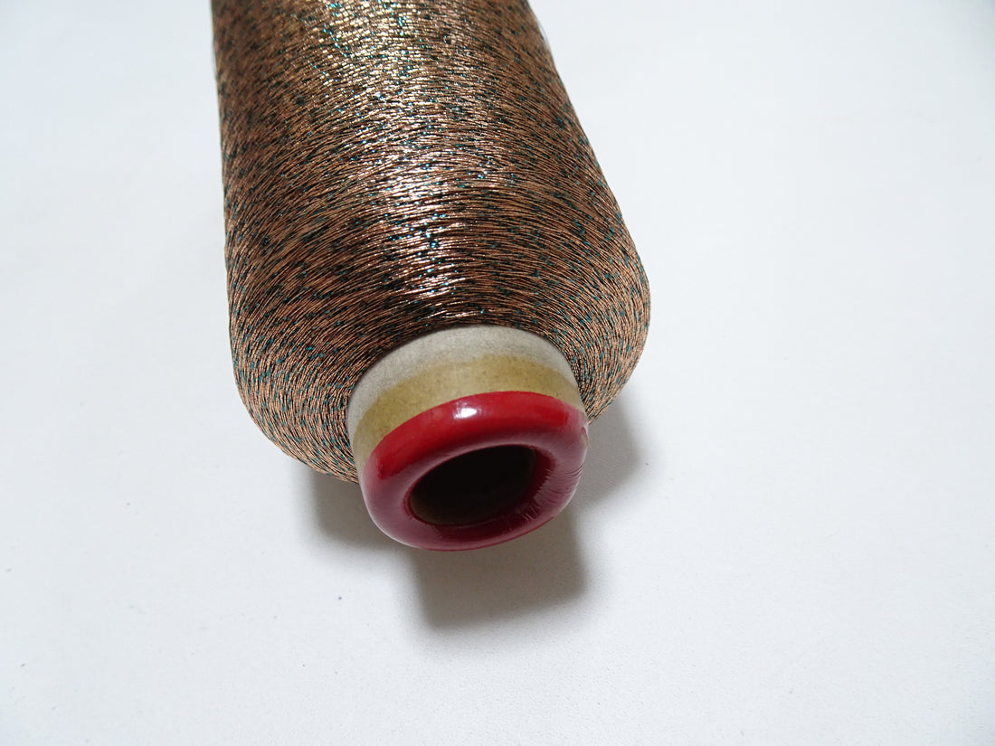 Super Special price! Japanese vintage metallic lame thread embroidery 5000M 9344