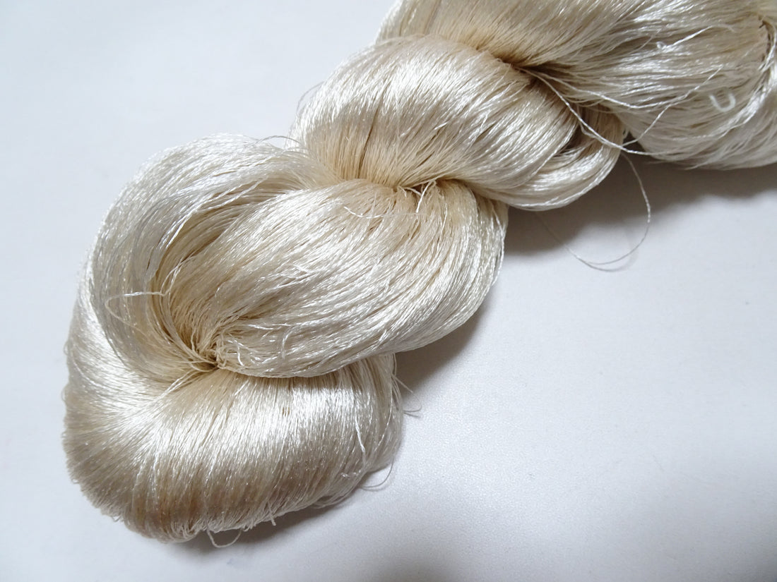 Japanese Vintage Twisted Silk Thread Embroidery 19884