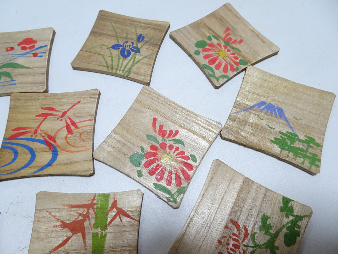 Vintage Japanese Wooden Thread Spools 10sets 17453
