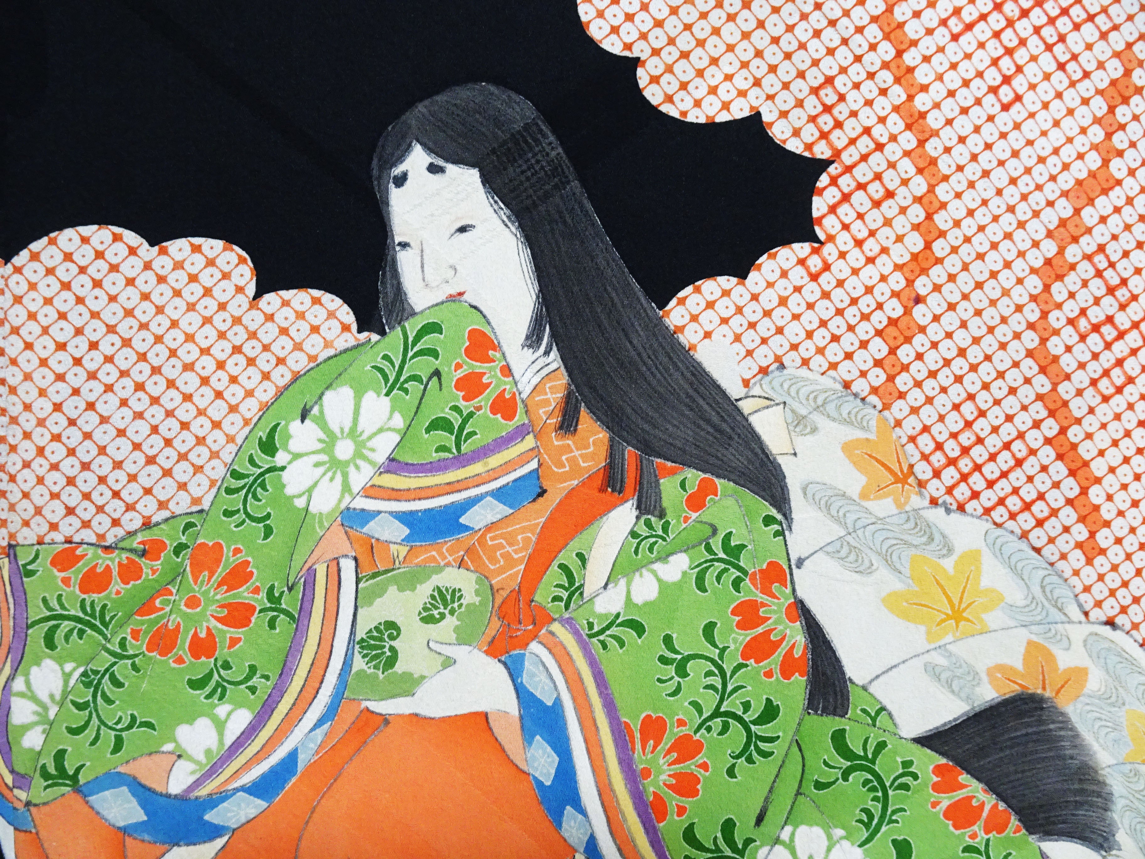 Japanese Antique high quality Super Rare Musou(reversible) Haori  7456