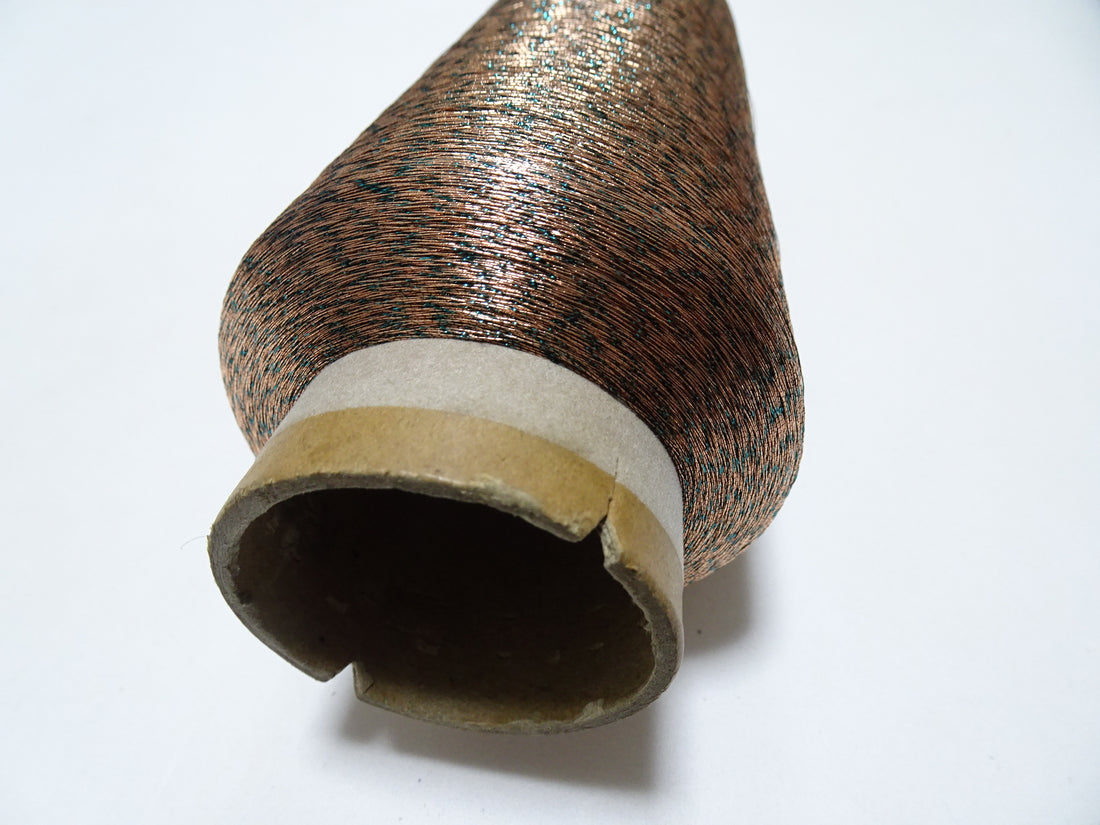 Super Special price! Japanese vintage metallic lame thread embroidery 5000M 9344