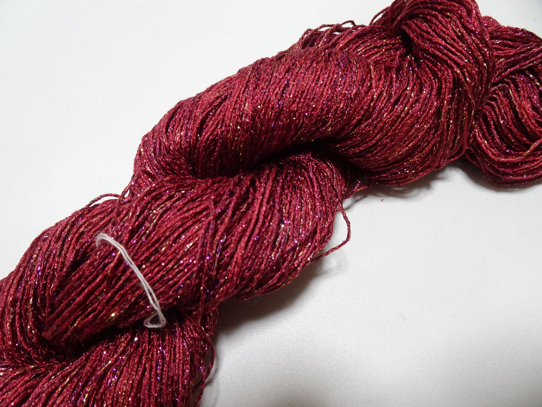 Japanese Tanaka Gen Silk – One-of-a-Kind Hand-Dyed Artistic Silk Thread, Rare Japanese Artisan Yarn, Limited Stock 19114