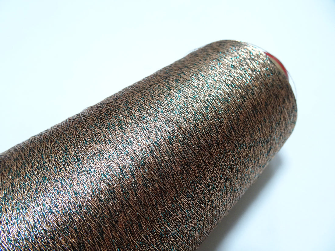 Super Special price! Japanese vintage metallic lame thread embroidery 5000M 9344