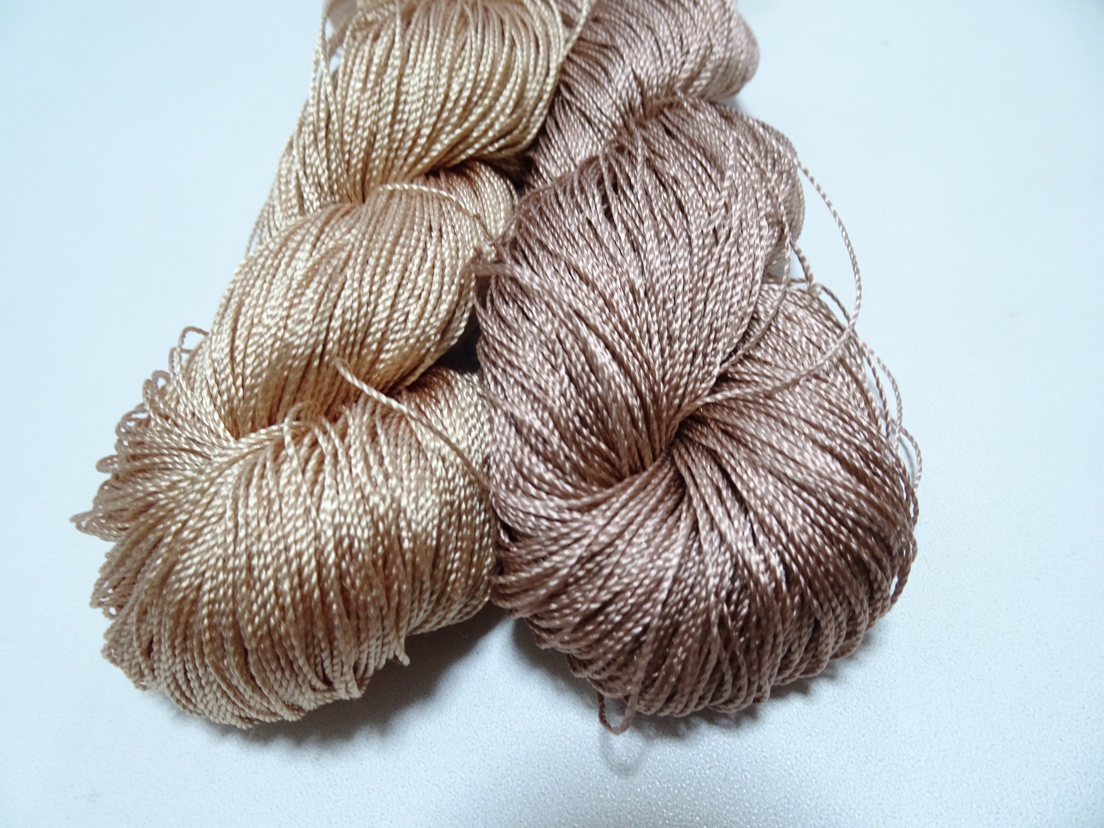 Japanese Vintage Strong Twisted Silk Thread 2sets Embroidery & Weaving 15597