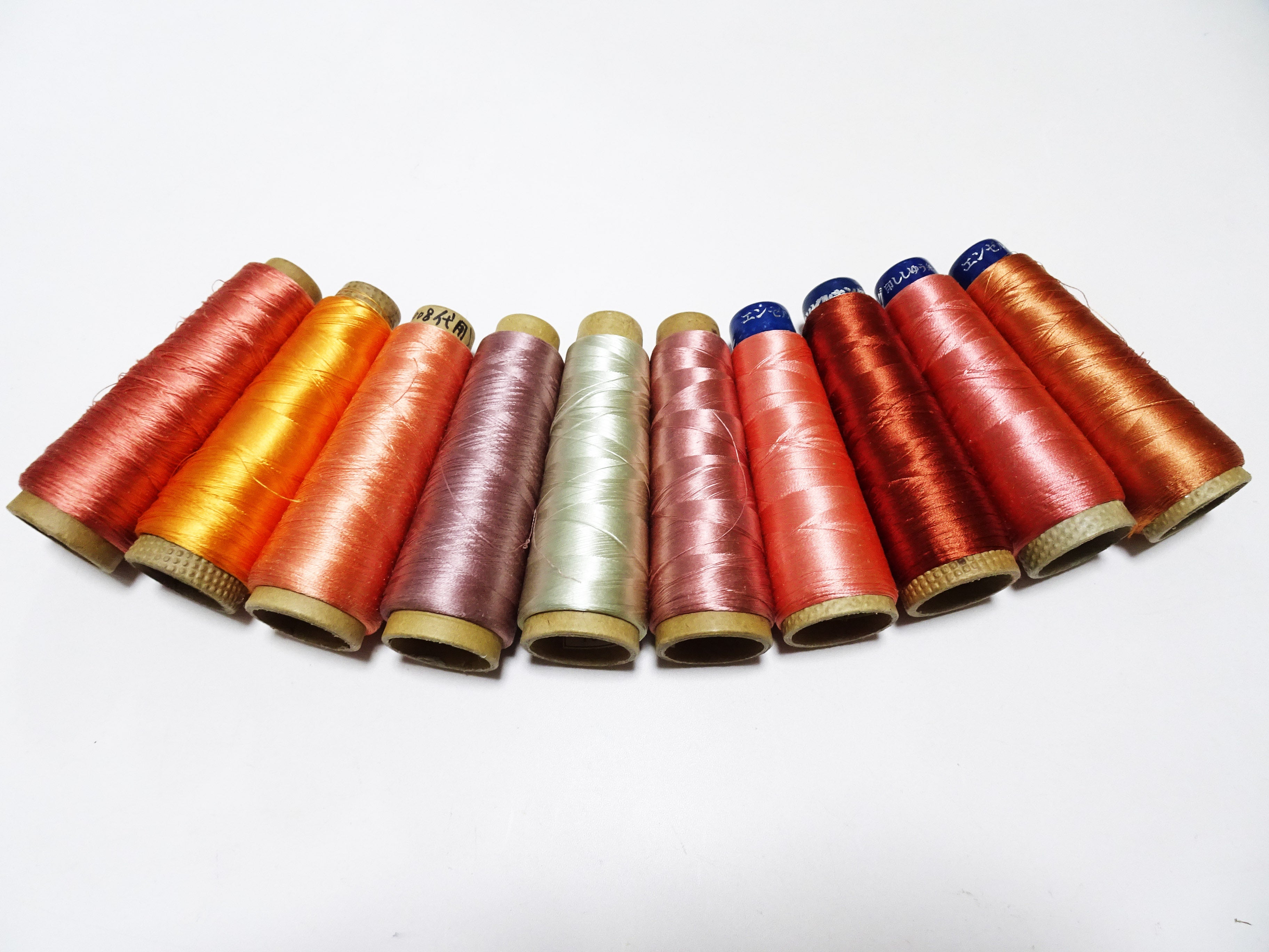 Special Price!! Japanese vintage silk thread 10sets embroidery Over 6,000 meters  16368