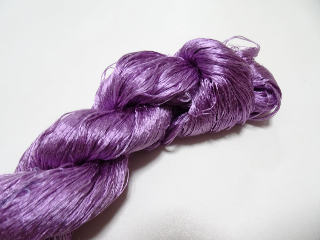 Japanese Vintage loose Twisted Silk Thread Embroidery 14539