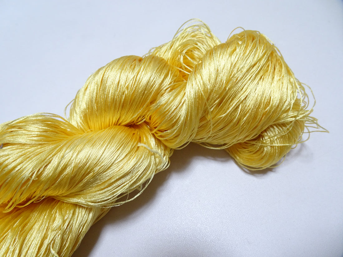Japanese Vintage 6 Loose-Twist Silk Threads 19250