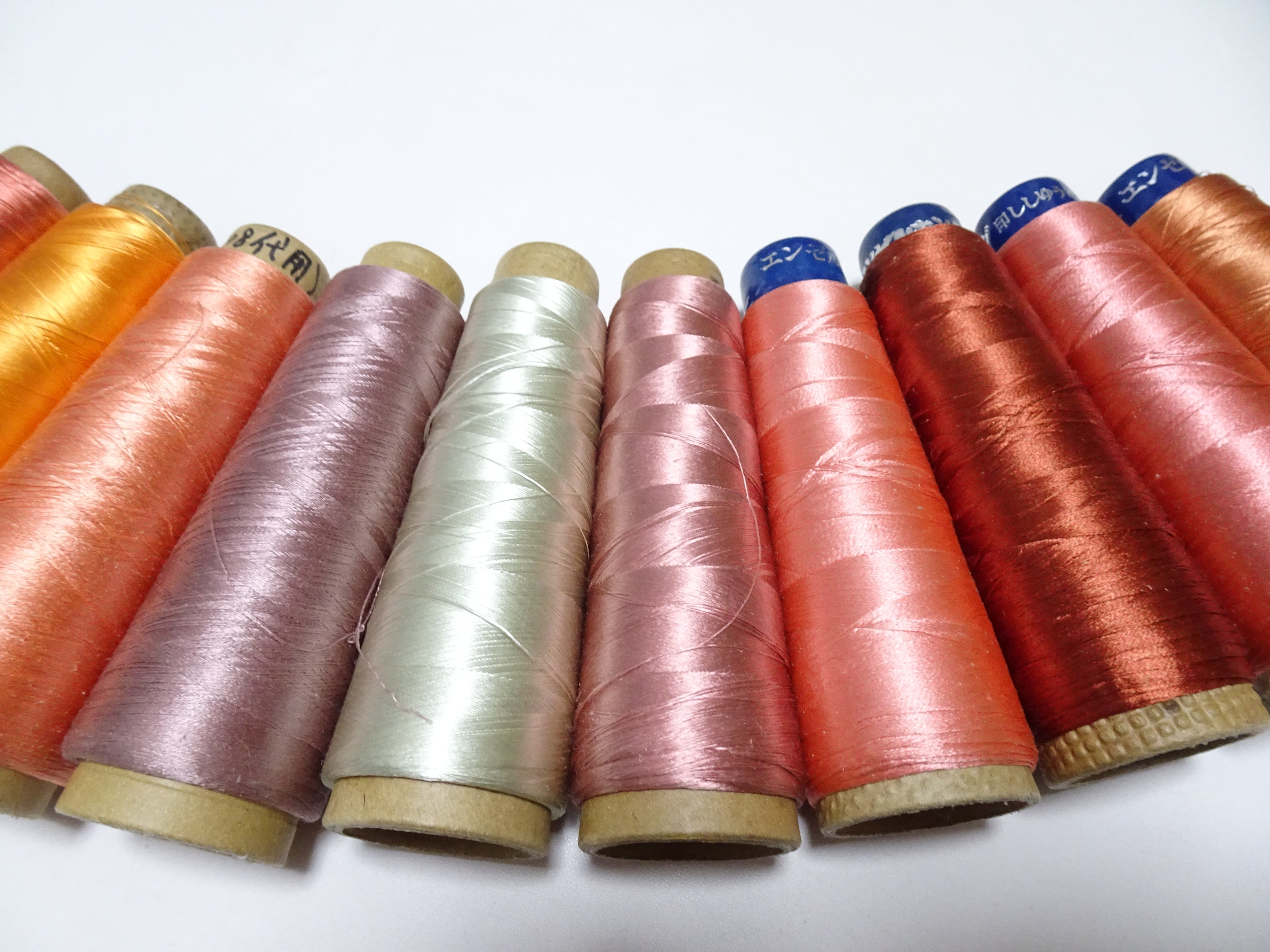 Special Price!! Japanese vintage silk thread 10sets embroidery Over 6,000 meters  16368